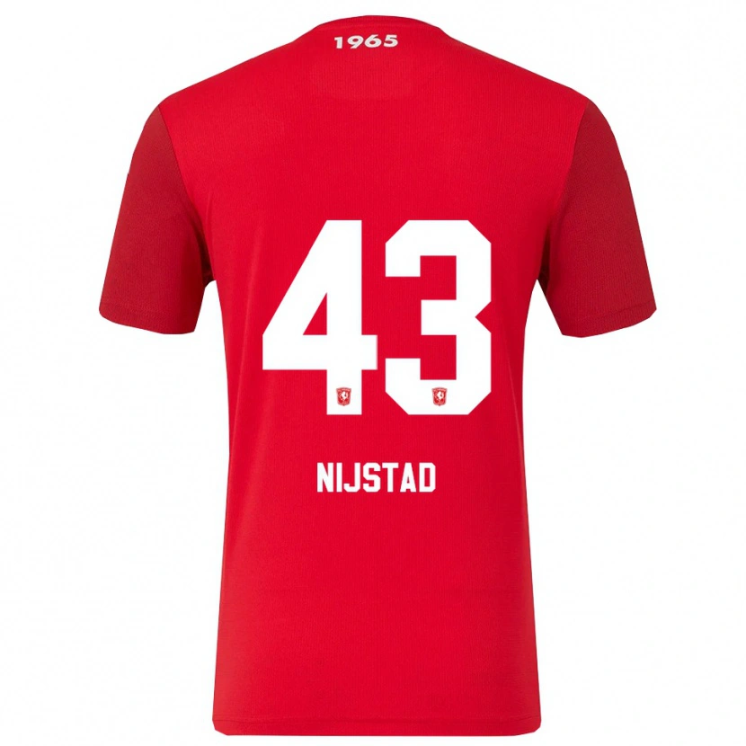 Danxen Men Ruud Nijstad #43 Red White Home Jersey 2025/26 T-Shirt