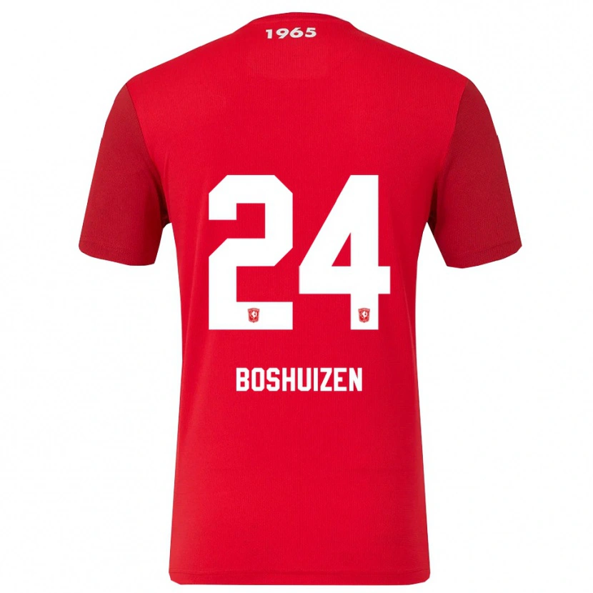Danxen Men Annouk Boshuizen #24 Red White Home Jersey 2025/26 T-Shirt