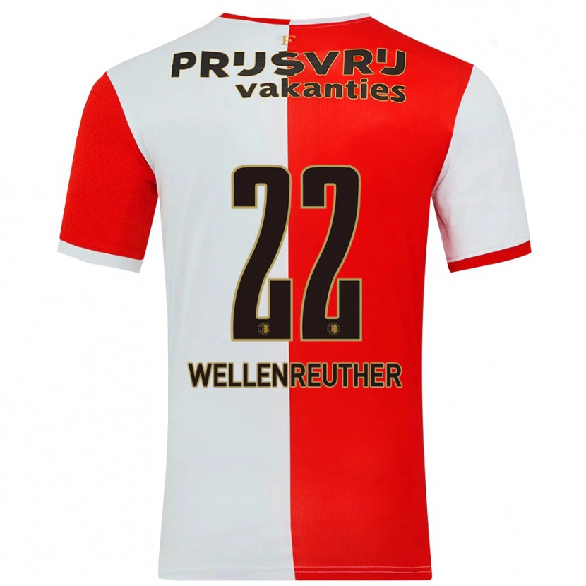 Danxen Men Timon Wellenreuther #22 Red White Home Jersey 2025/26 T-Shirt