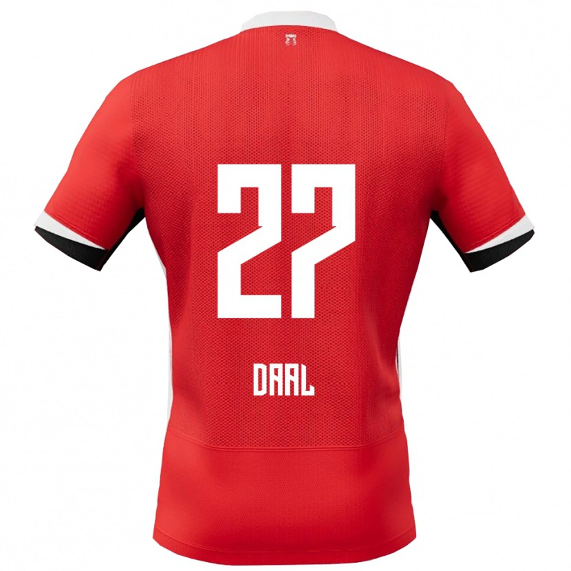 Danxen Men Ro-Zangelo Daal #27 Red White Home Jersey 2025/26 T-Shirt