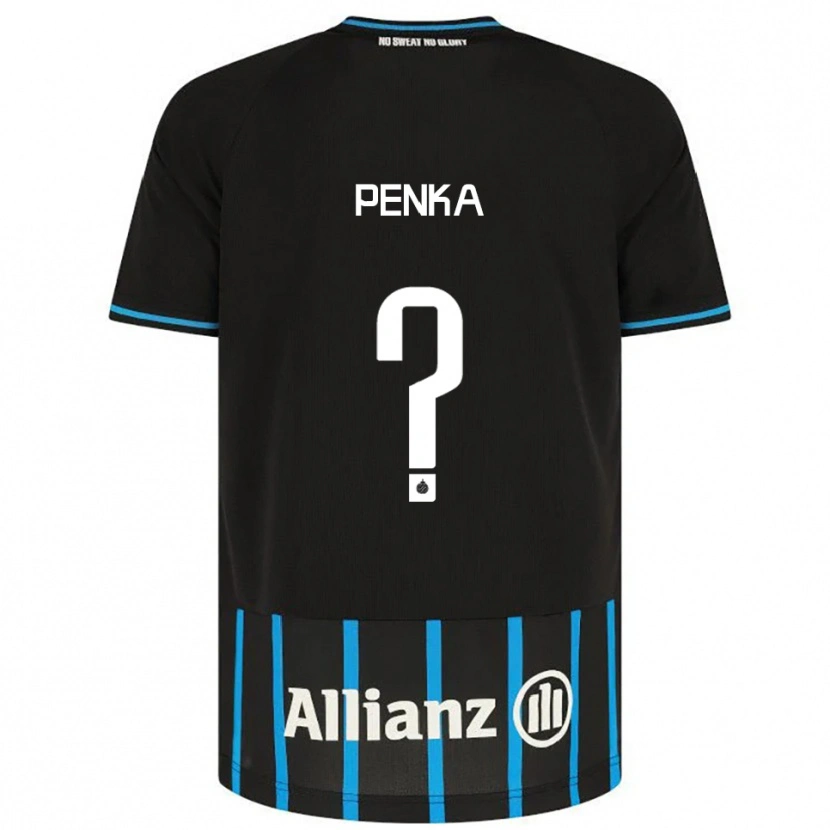 Danxen Men Godfried Penka #0 Black Blue Home Jersey 2025/26 T-Shirt