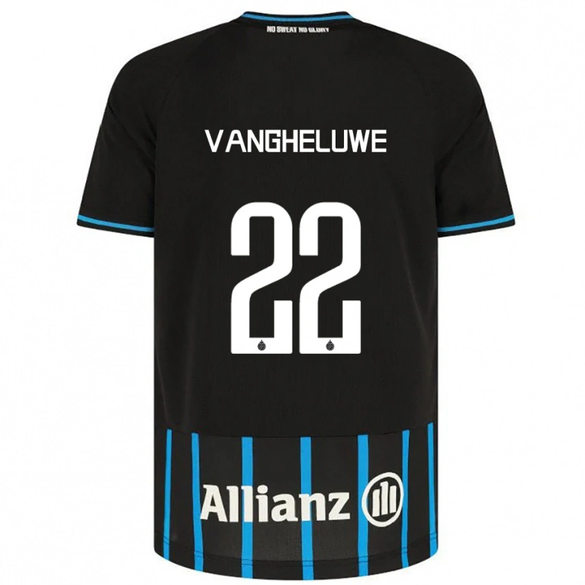 Danxen Men Jody Vangheluwe #22 Black Blue Home Jersey 2025/26 T-Shirt