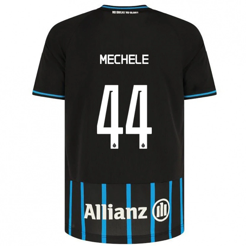 Danxen Men Brandon Mechele #44 Black Blue Home Jersey 2025/26 T-Shirt