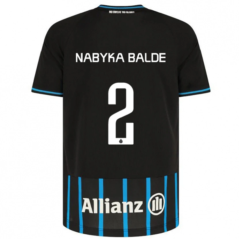 Danxen Men Mamadou Balde #2 Black Blue Home Jersey 2025/26 T-Shirt