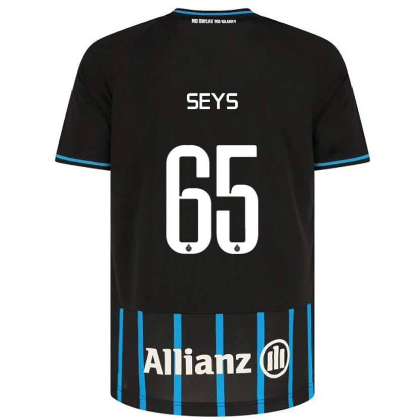 Danxen Men Joaquin Seys #65 Black Blue Home Jersey 2025/26 T-Shirt