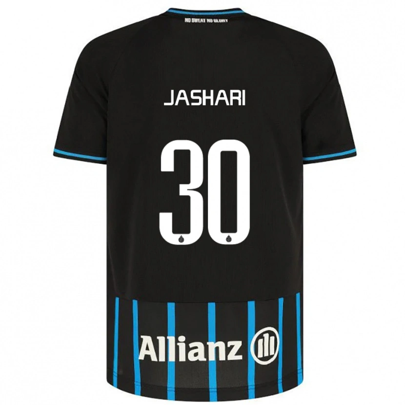 Danxen Men Ardon Jashari #30 Black Blue Home Jersey 2025/26 T-Shirt