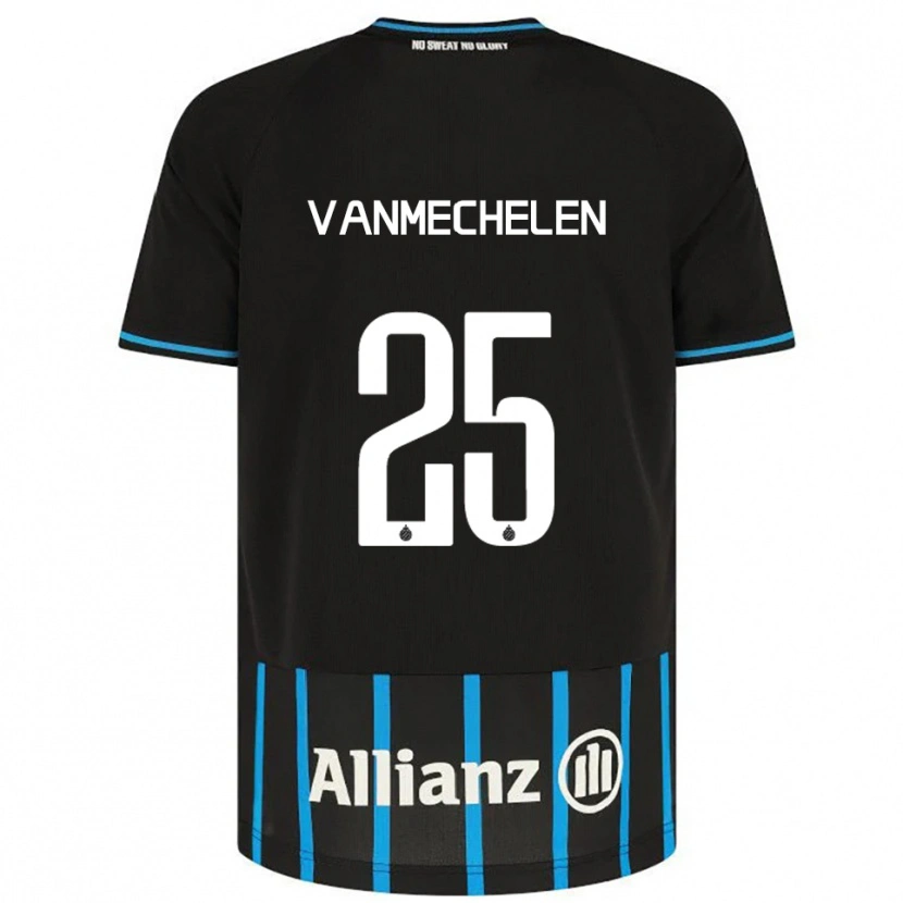 Danxen Men Davinia Vanmechelen #25 Black Blue Home Jersey 2025/26 T-Shirt