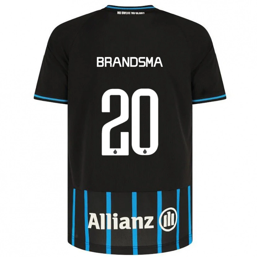 Danxen Men Ilke Brandsma #20 Black Blue Home Jersey 2025/26 T-Shirt