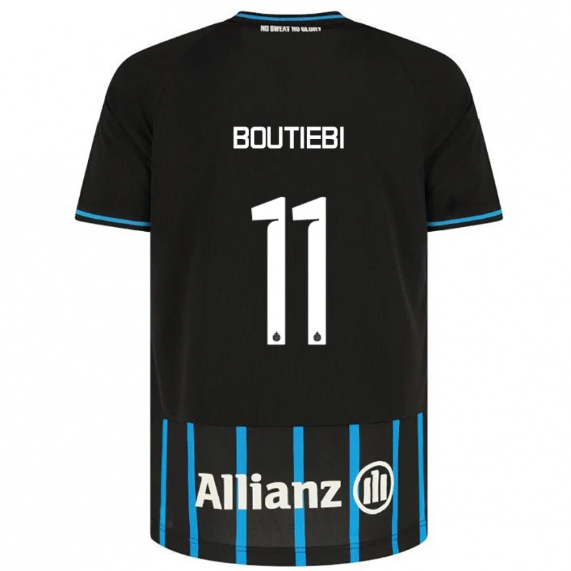 Danxen Men Rania Boutiebi #11 Black Blue Home Jersey 2025/26 T-Shirt