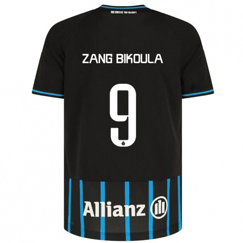 Danxen Men Véronique Zang Bikoula #9 Black Blue Home Jersey 2025/26 T-Shirt