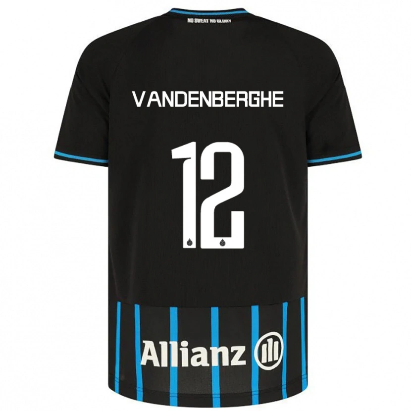 Danxen Men Xander Vandenberghe #12 Black Blue Home Jersey 2025/26 T-Shirt