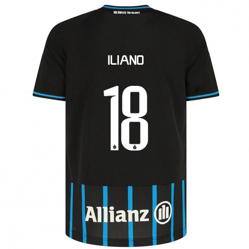 Danxen Men Isabelle Iliano #18 Black Blue Home Jersey 2025/26 T-Shirt