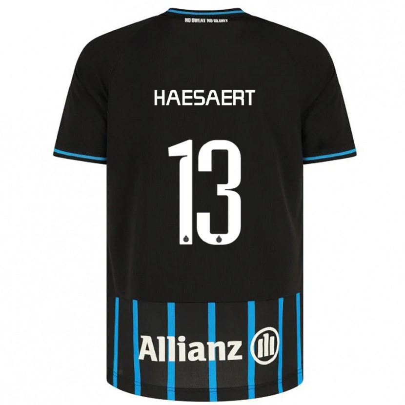 Danxen Men Mateo Haesaert #13 Black Blue Home Jersey 2025/26 T-Shirt