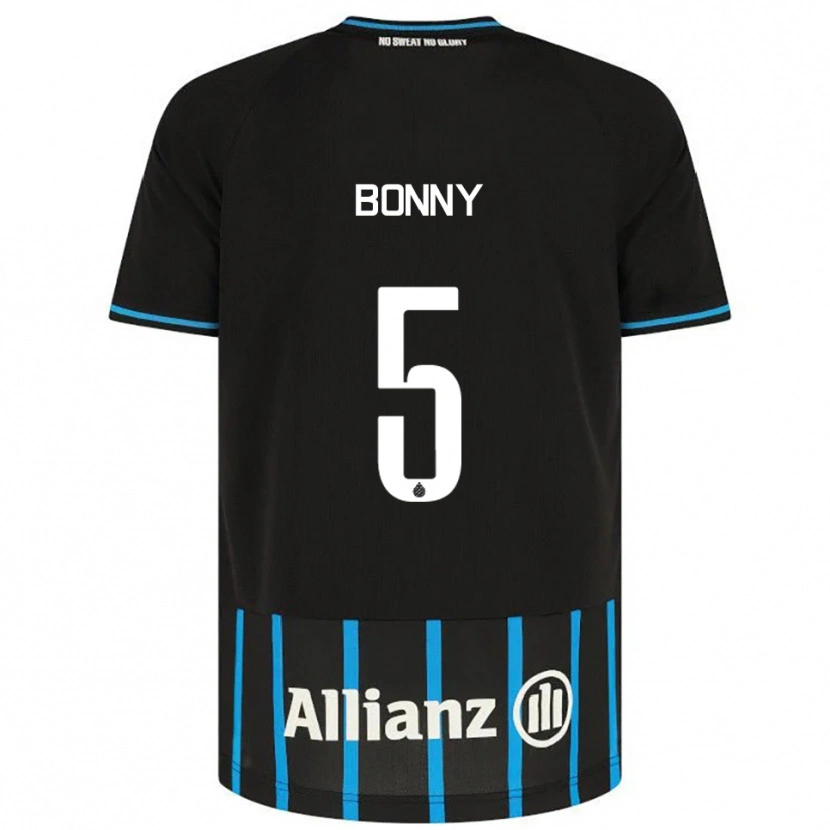 Danxen Men Chionne Bonny #5 Black Blue Home Jersey 2025/26 T-Shirt
