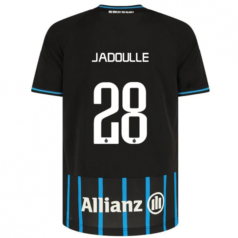 Danxen Men Romane Jadoulle #28 Black Blue Home Jersey 2025/26 T-Shirt