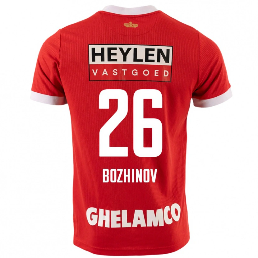 Danxen Men Rosen Bozhinov #26 Red White Home Jersey 2025/26 T-Shirt