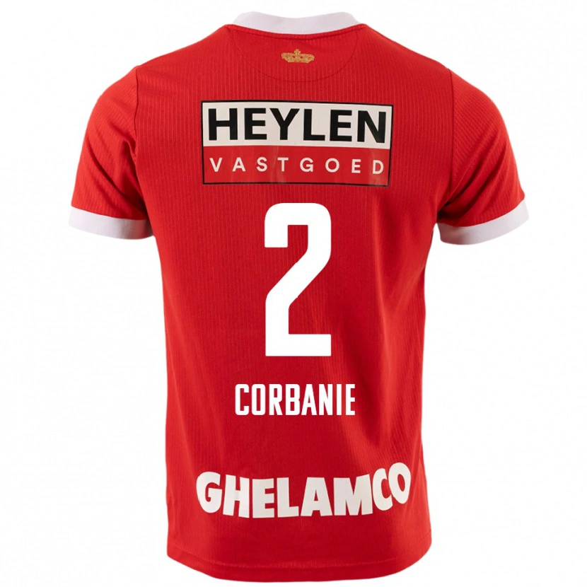 Danxen Men Kobe Corbanie #2 Red White Home Jersey 2025/26 T-Shirt