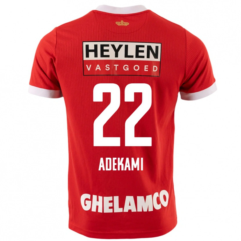 Danxen Men Farouck Adekami #22 Red White Home Jersey 2025/26 T-Shirt