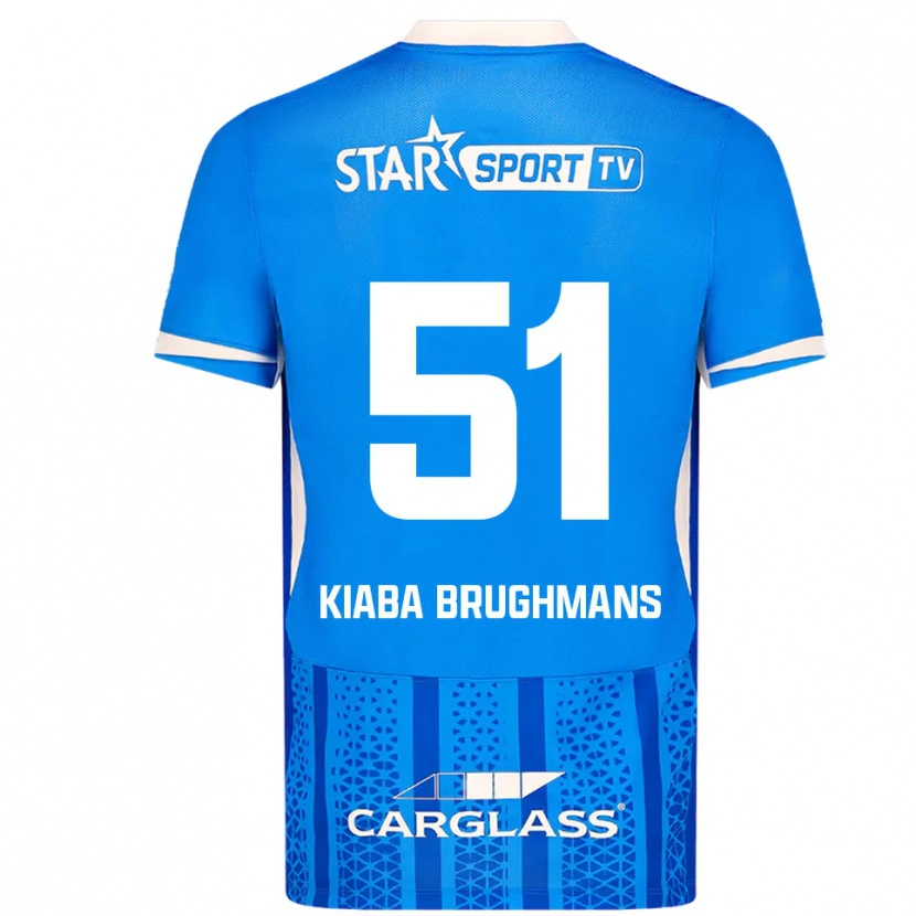 Danxen Men Lucca Brughmans #51 Blue White Home Jersey 2025/26 T-Shirt