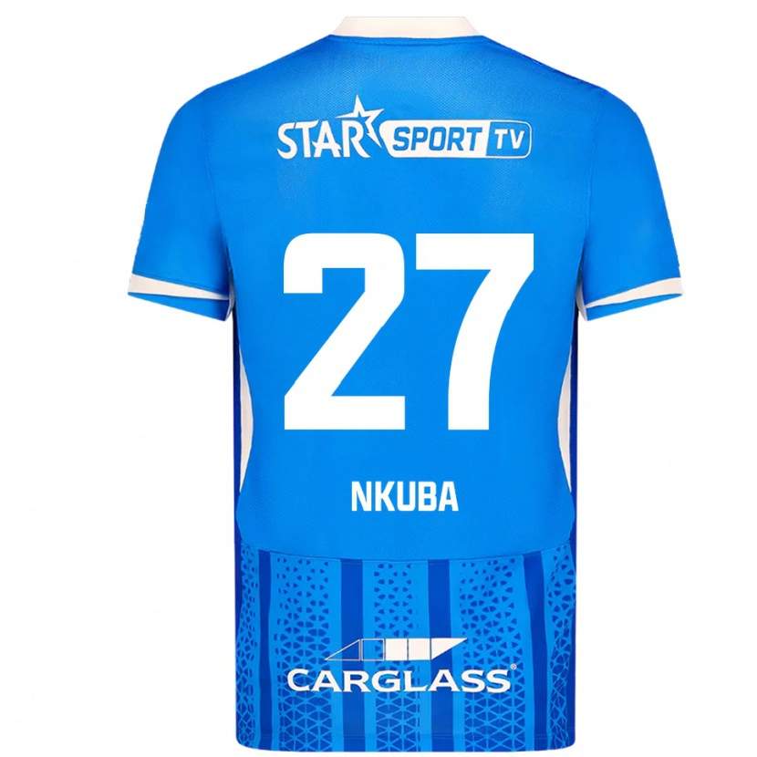Danxen Men Ken Nkuba #27 Blue White Home Jersey 2025/26 T-Shirt
