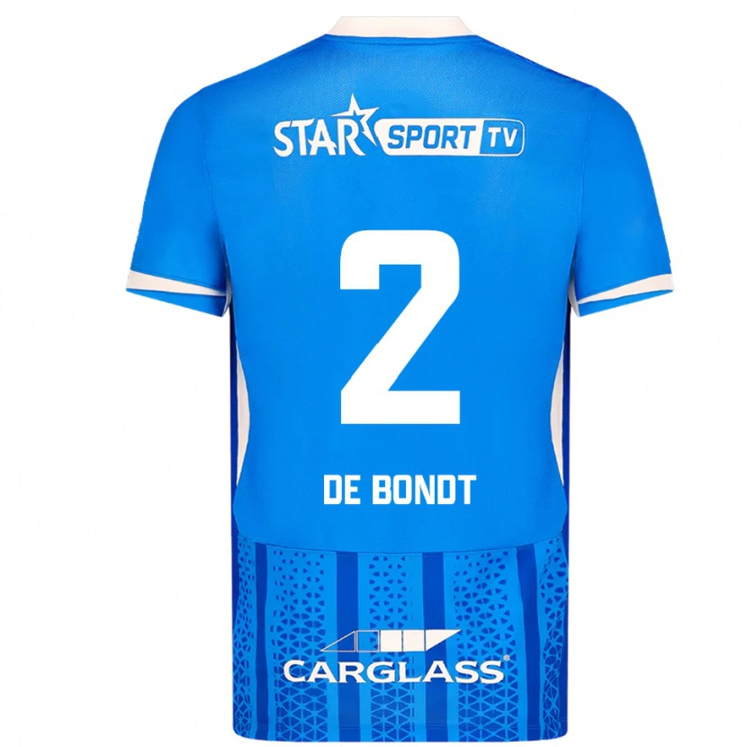 Danxen Men Marith De Bondt #2 Blue White Home Jersey 2025/26 T-Shirt