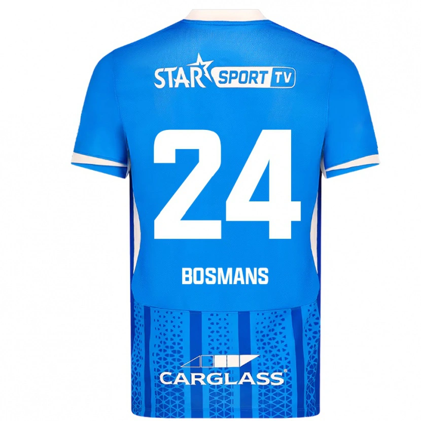 Danxen Men Pia Bosmans #24 Blue White Home Jersey 2025/26 T-Shirt