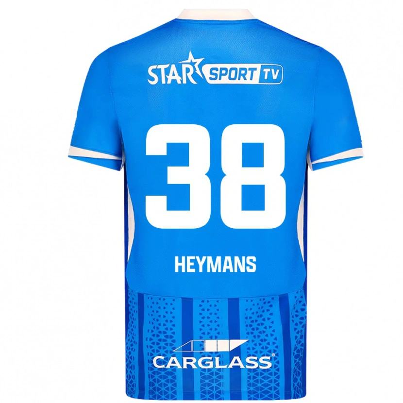 Danxen Men Daan Heymans #38 Blue White Home Jersey 2025/26 T-Shirt