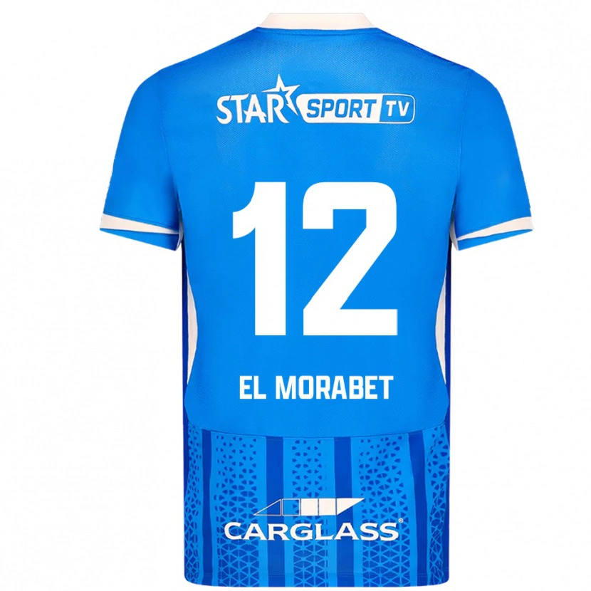 Danxen Men Sami El Morabet #12 Blue White Home Jersey 2025/26 T-Shirt