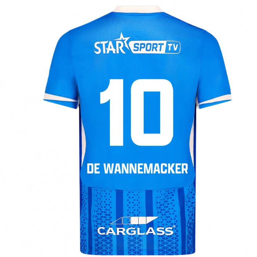 Danxen Men August De Wannemacker #10 Blue White Home Jersey 2025/26 T-Shirt