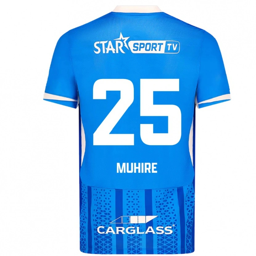 Danxen Men Ian-Confiance Muhire #25 Blue White Home Jersey 2025/26 T-Shirt