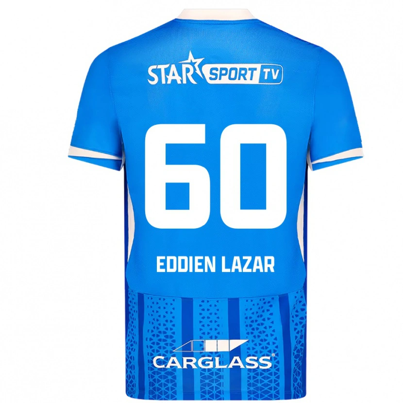 Danxen Men Saif Eddien Lazar #60 Blue White Home Jersey 2025/26 T-Shirt