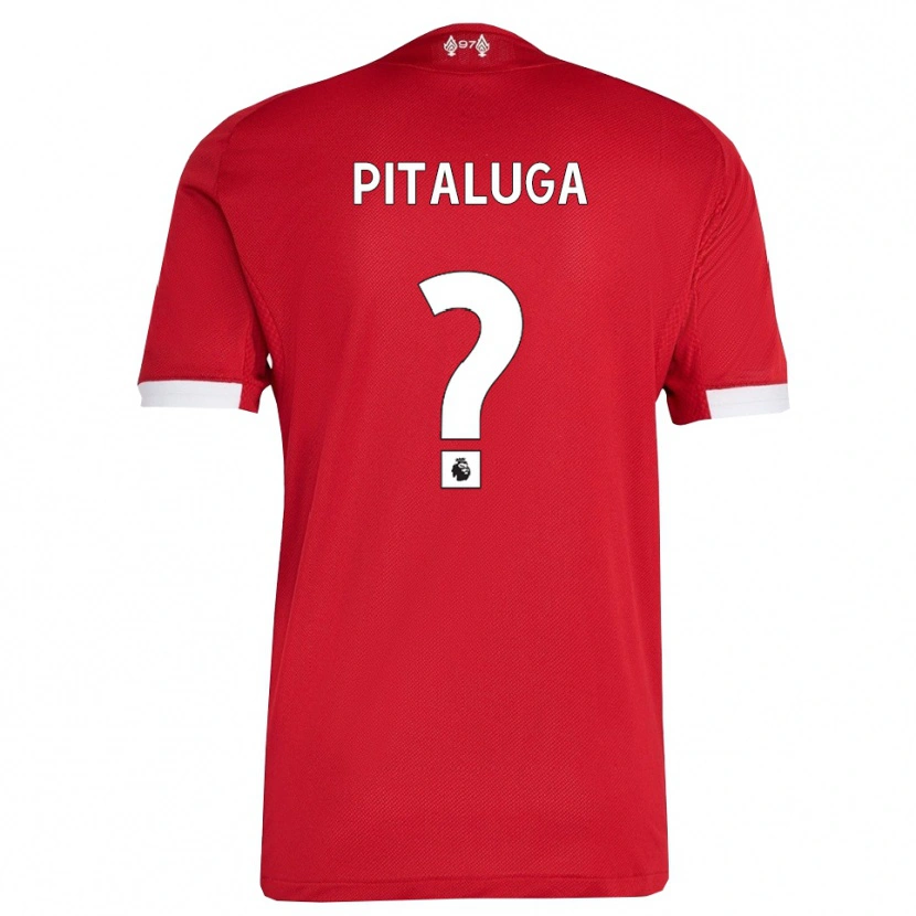 Danxen Men Marcelo Pitaluga #0 Red White Home Jersey 2025/26 T-Shirt