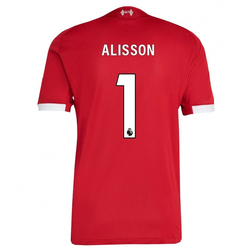 Danxen Men Alisson #1 Red White Home Jersey 2025/26 T-Shirt