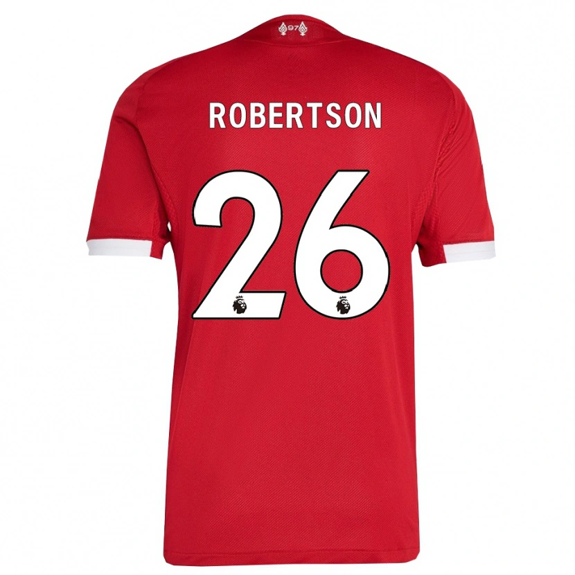 Danxen Men Andrew Robertson #26 Red White Home Jersey 2025/26 T-Shirt