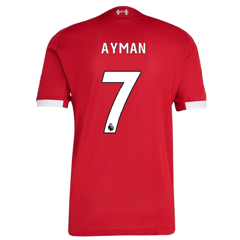 Danxen Men Alvin Ayman #7 Red White Home Jersey 2025/26 T-Shirt