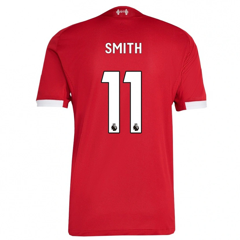 Danxen Men Olivia Smith #11 Red White Home Jersey 2025/26 T-Shirt