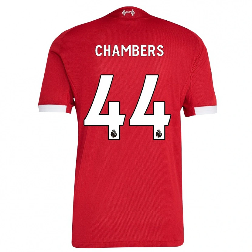 Danxen Men Luke Chambers #44 Red White Home Jersey 2025/26 T-Shirt