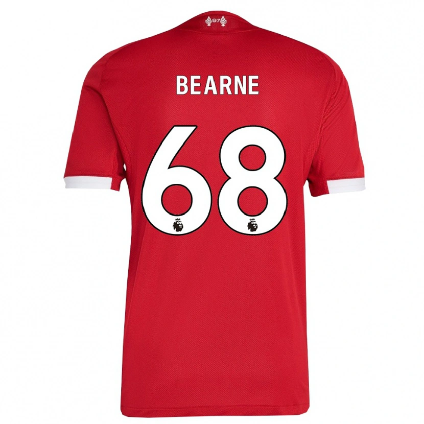 Danxen Men Jack Bearne #68 Red White Home Jersey 2025/26 T-Shirt
