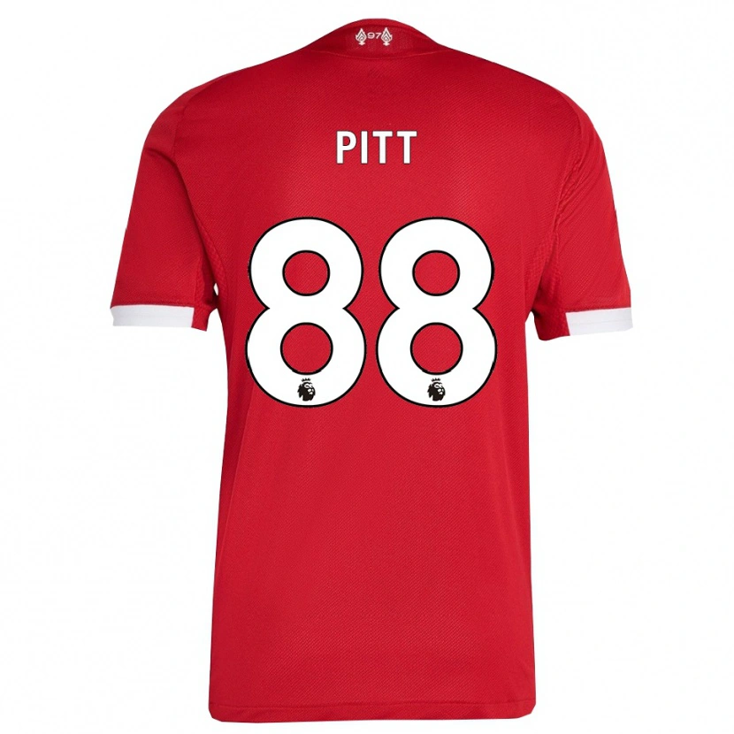 Danxen Men Lucas Pitt #88 Red White Home Jersey 2025/26 T-Shirt