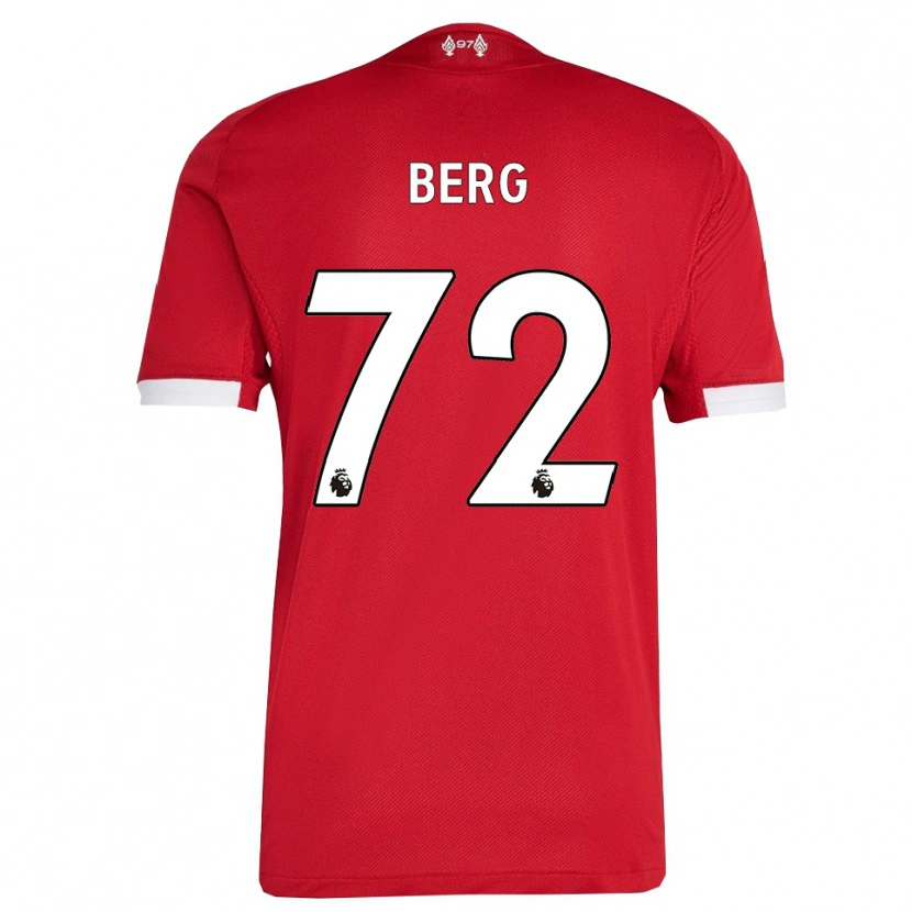 Danxen Men Sepp Van Den Berg #72 Red White Home Jersey 2025/26 T-Shirt