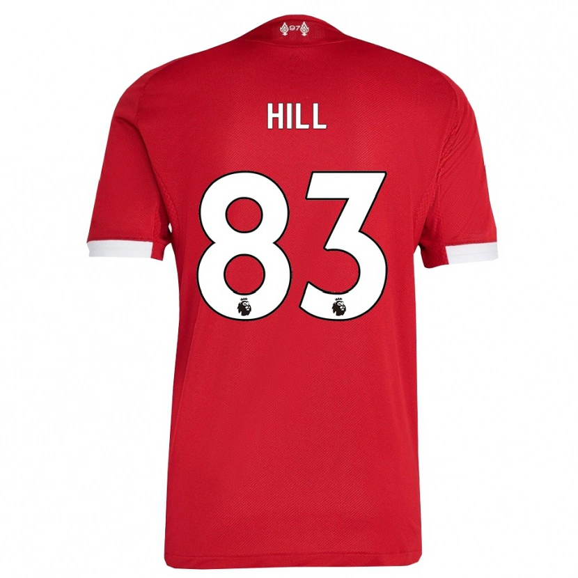 Danxen Men Thomas Hill #83 Red White Home Jersey 2025/26 T-Shirt