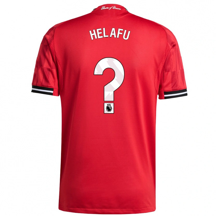 Danxen Men Yuel Helafu #0 Red Black White Home Jersey 2025/26 T-Shirt