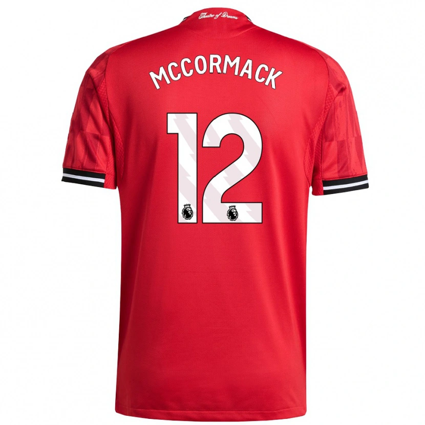 Danxen Men Rafe Mccormack #12 Red Black White Home Jersey 2025/26 T-Shirt