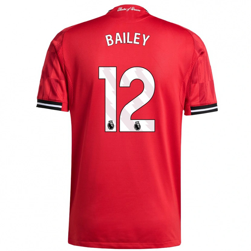 Danxen Men James Bailey #12 Red Black White Home Jersey 2025/26 T-Shirt