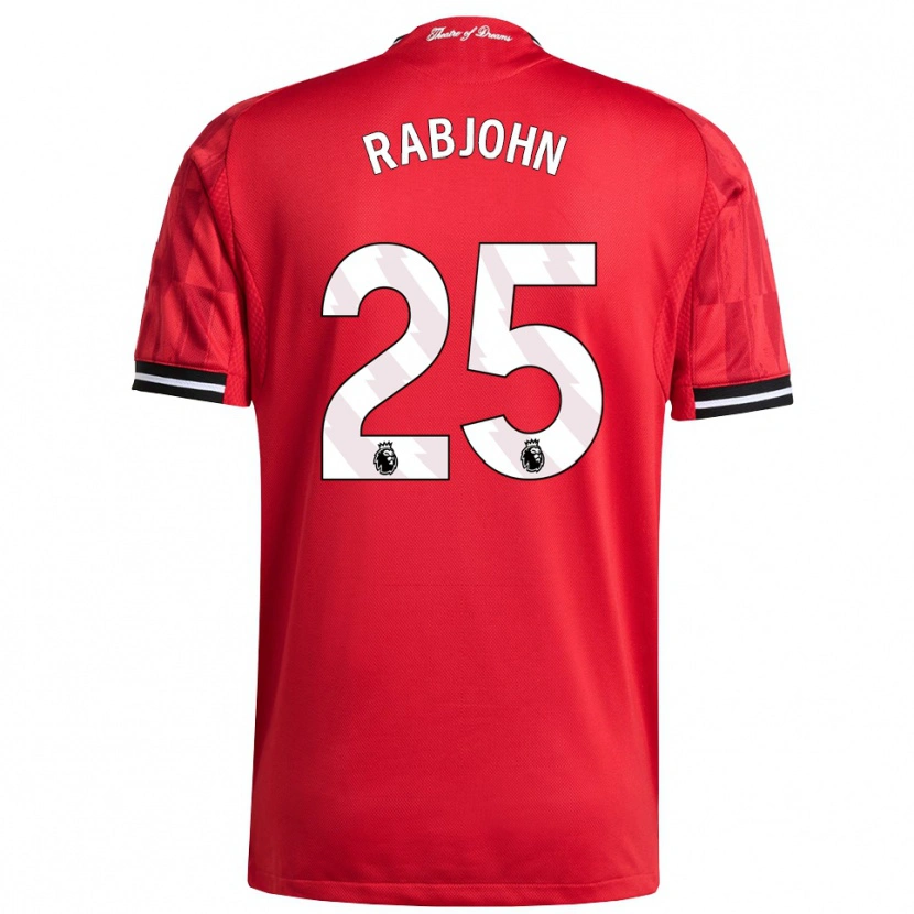Danxen Men Evie Rabjohn #25 Red Black White Home Jersey 2025/26 T-Shirt
