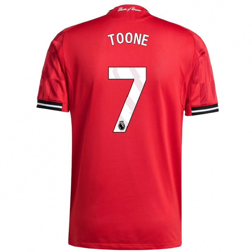 Danxen Men Ella Toone #7 Red Black White Home Jersey 2025/26 T-Shirt