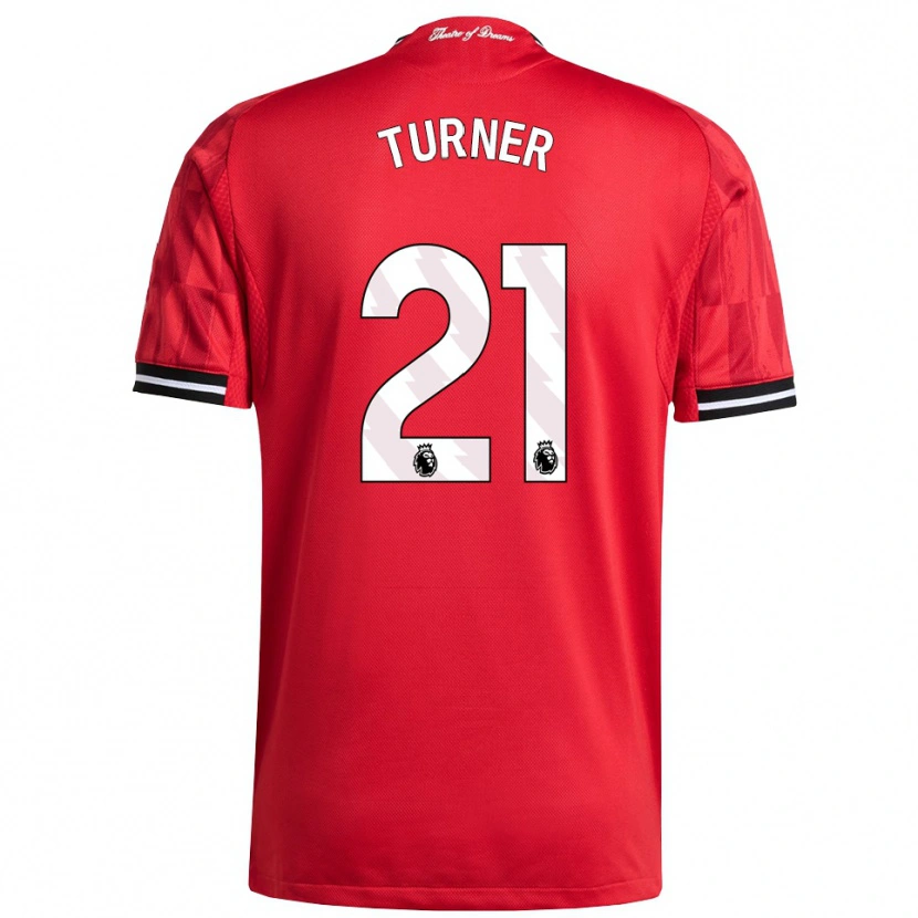 Danxen Men Millie Turner #21 Red Black White Home Jersey 2025/26 T-Shirt