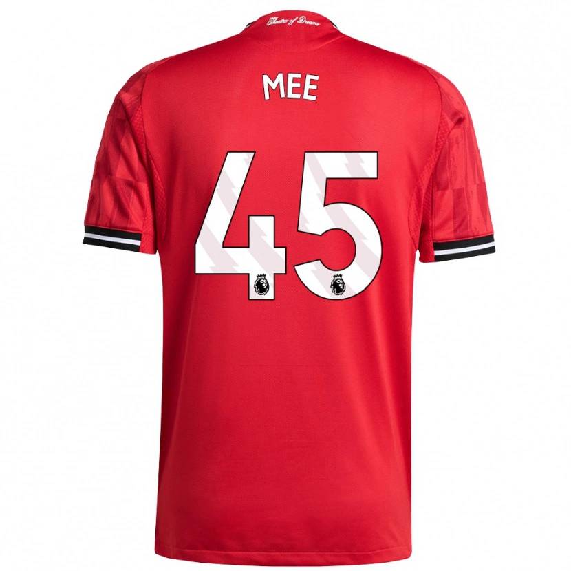 Danxen Men Dermot Mee #45 Red Black White Home Jersey 2025/26 T-Shirt
