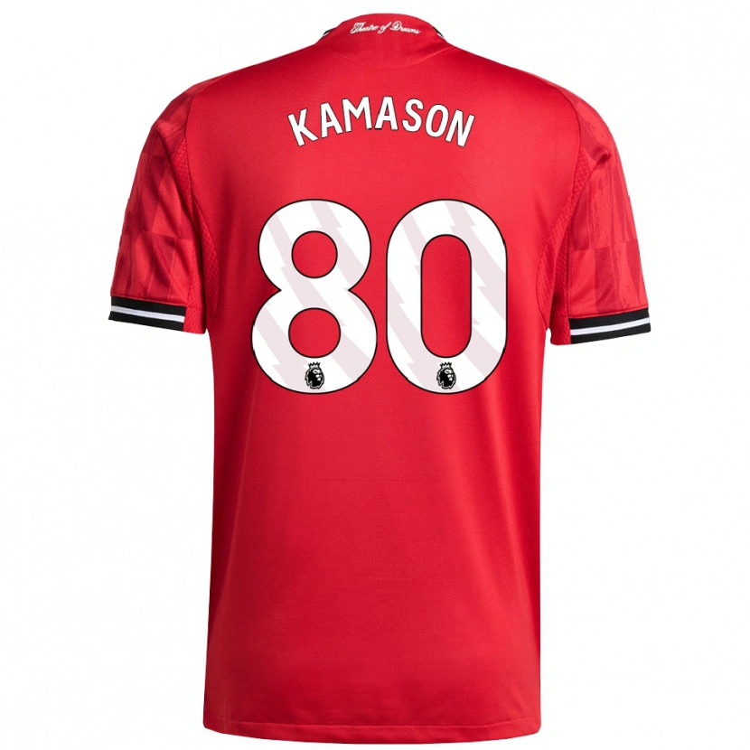 Danxen Men Jaydan Kamason #80 Red Black White Home Jersey 2025/26 T-Shirt