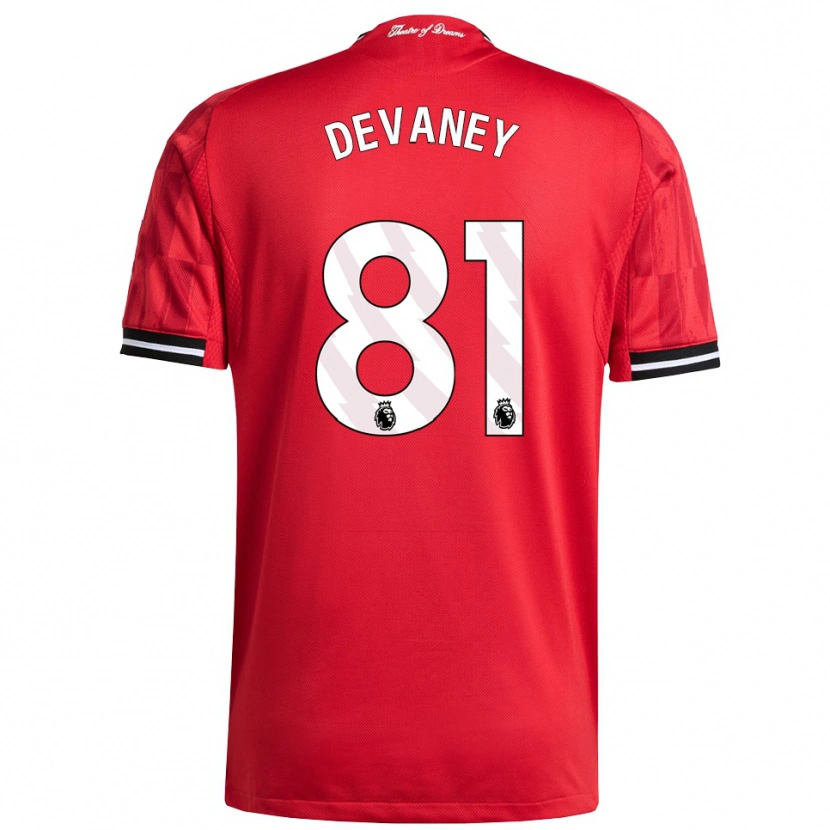 Danxen Men Jacob Devaney #81 Red Black White Home Jersey 2025/26 T-Shirt
